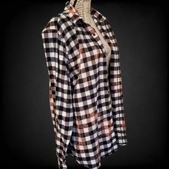 Edward Scissorhands Custom Flannel Shirt - XL - Picture 4 of 7